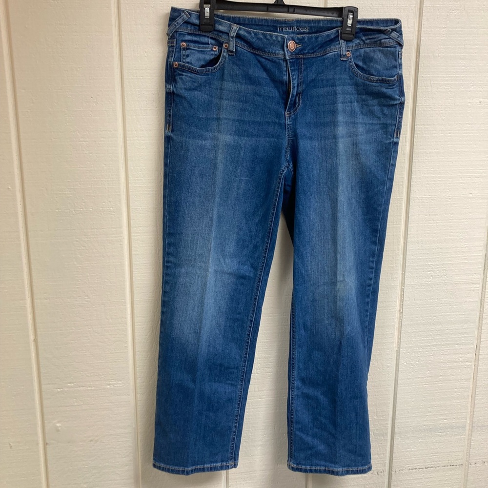 Maurices Jeans Straight Leg Women's 16 Short
